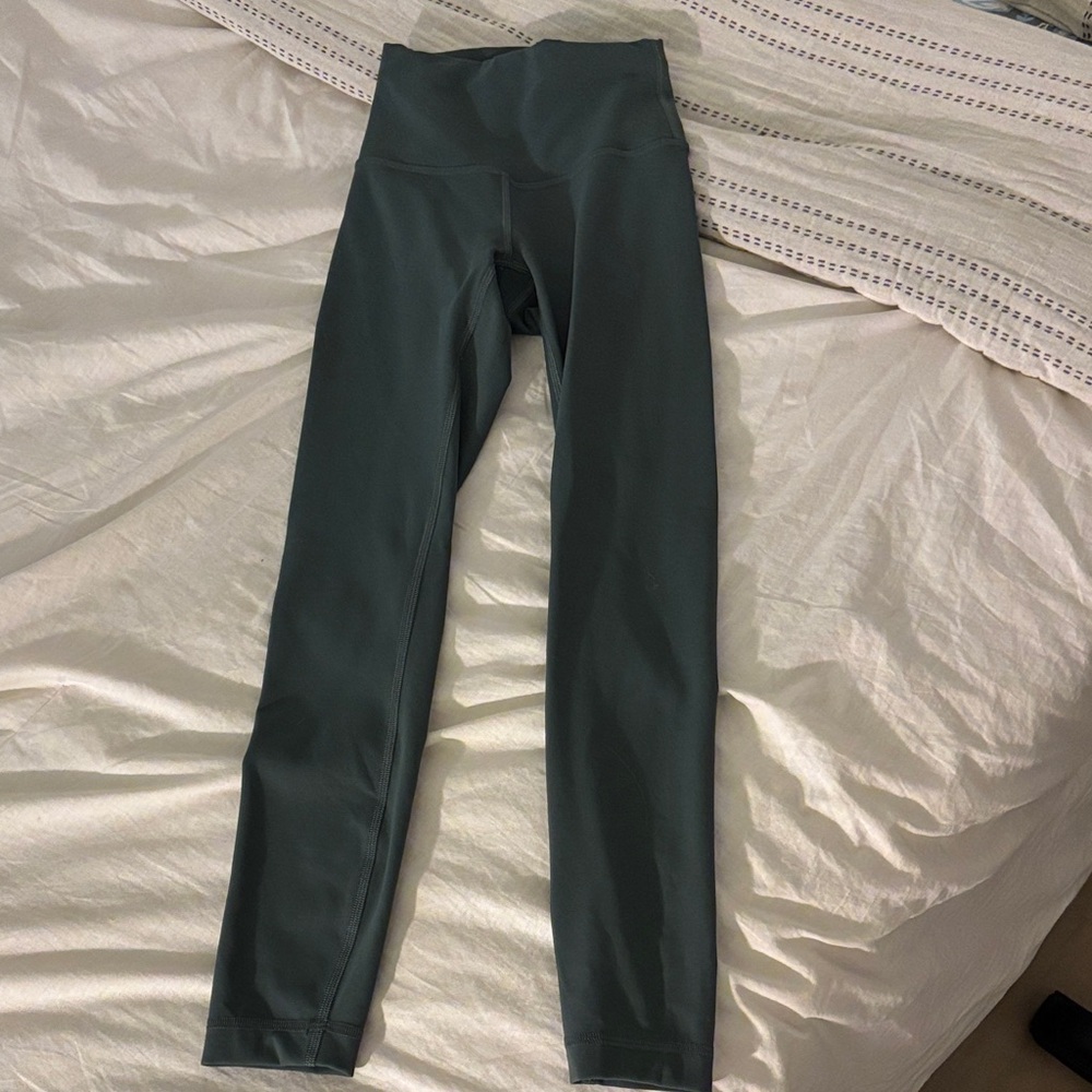 Lululemon Athletica High-Waisted Leggings - Dark Teal